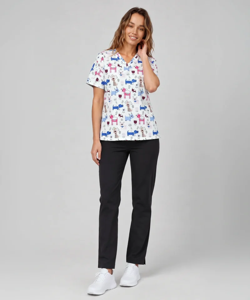 CarePrint Soft Top — Full outfit shown; pants sold separately.