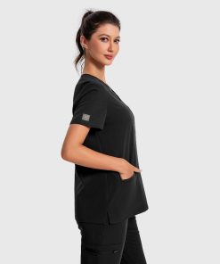 LumiScrubs lumi women essential model view 4