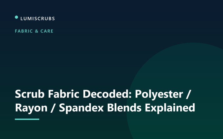 Scrub Fabric Blends: Cotton, Polyester, Rayon, and Spandex