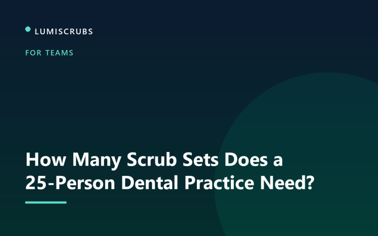 How Many Scrub Sets Does a 25-Person Dental Practice Need?