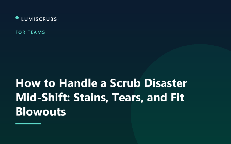 Scrub Emergency at Work: Stains, Tears, and Fit Failures