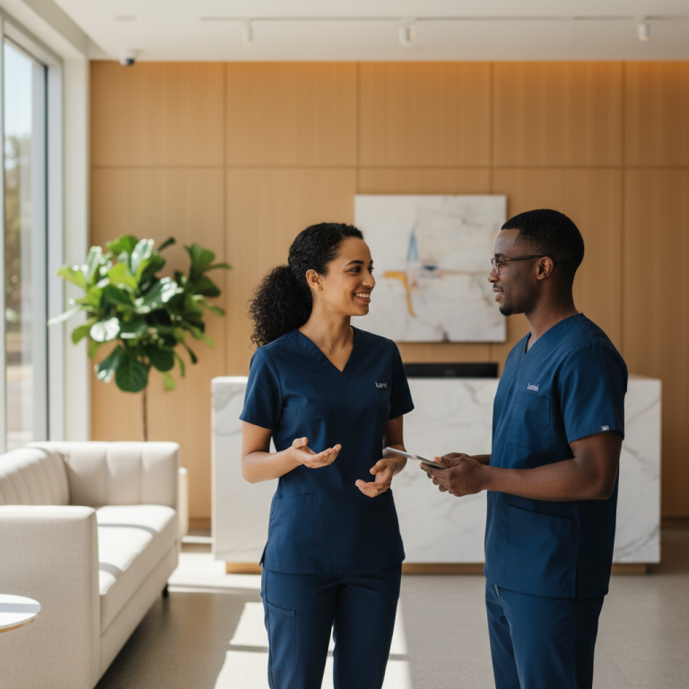 Embroidery on Scrubs: Cost, Placement, and Proofs