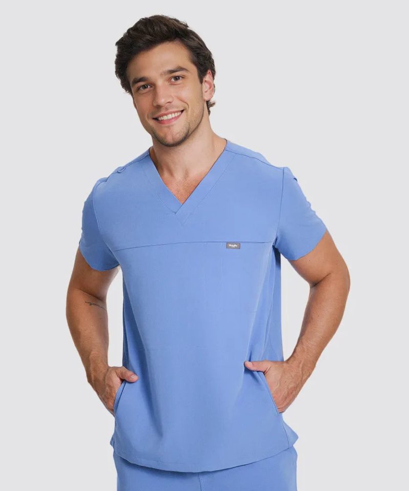 Men's Essential V Top - Slim | LumiScrubs