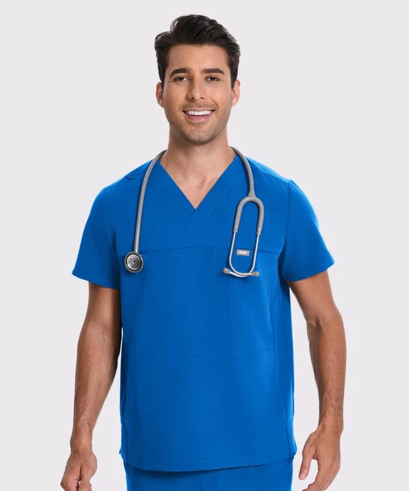 Men's Essential V Top - Slim | LumiScrubs