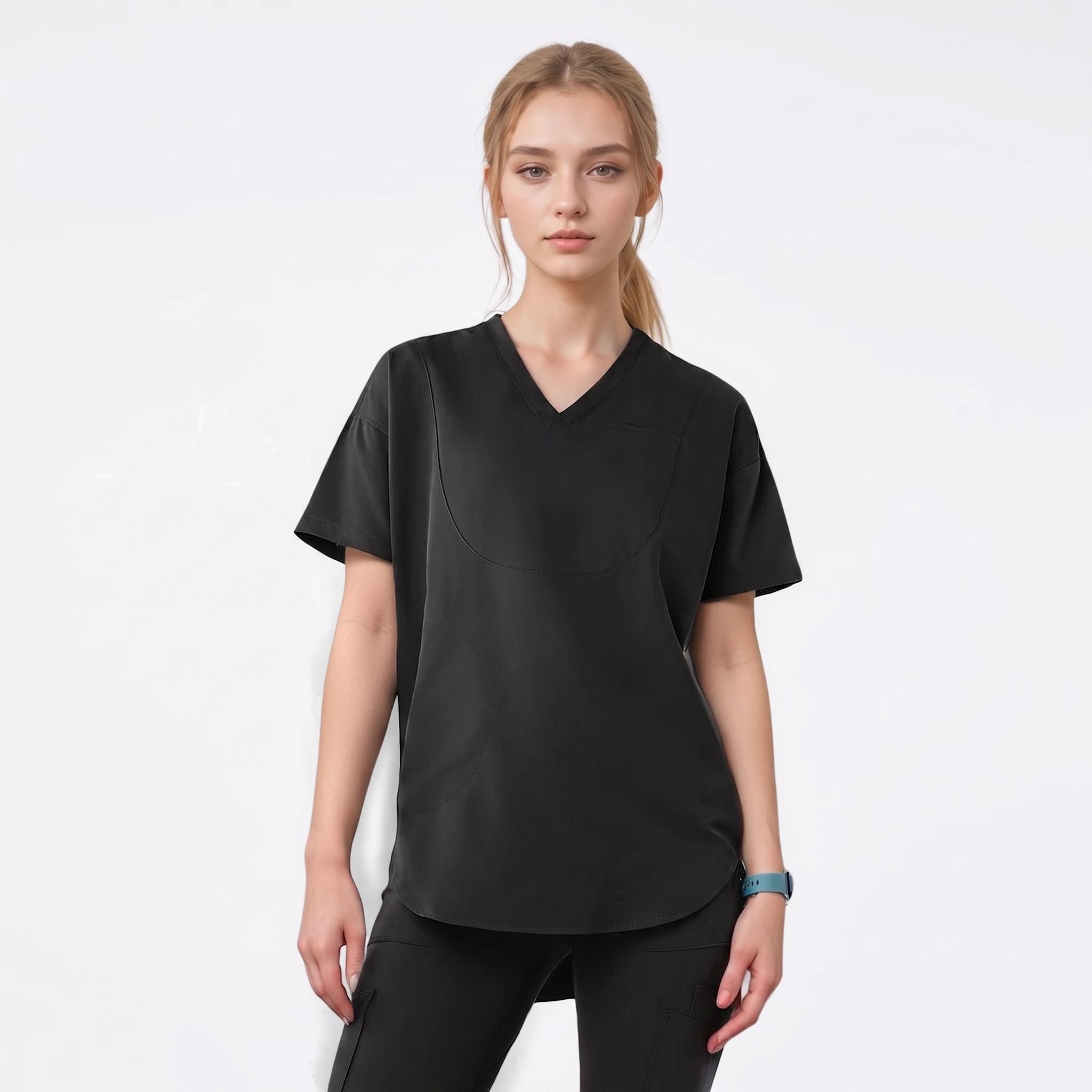 Women's Classic V-Neck Top - Image 6
