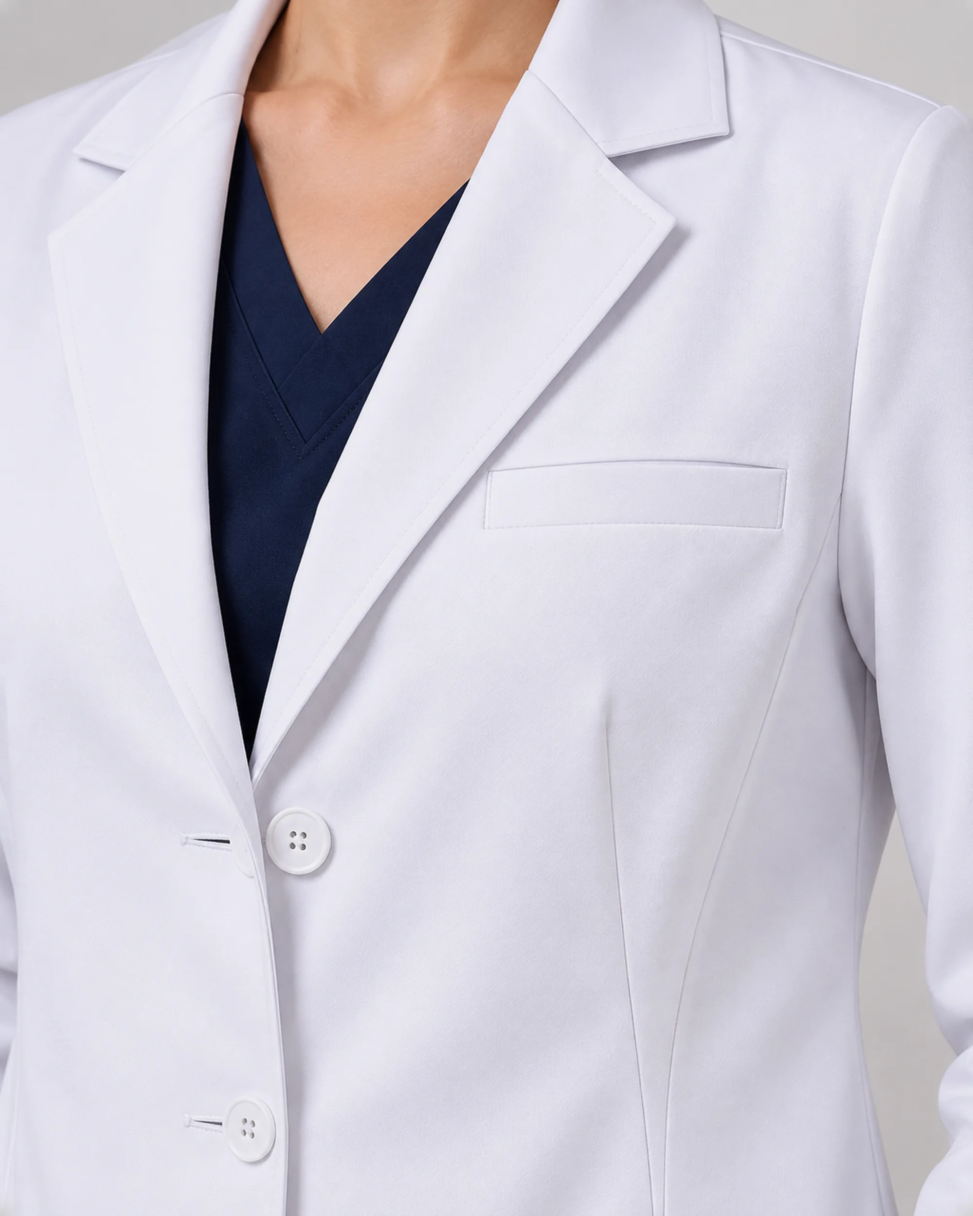 Stretch Lab Coat — Scrubs shown for styling are sold separately.