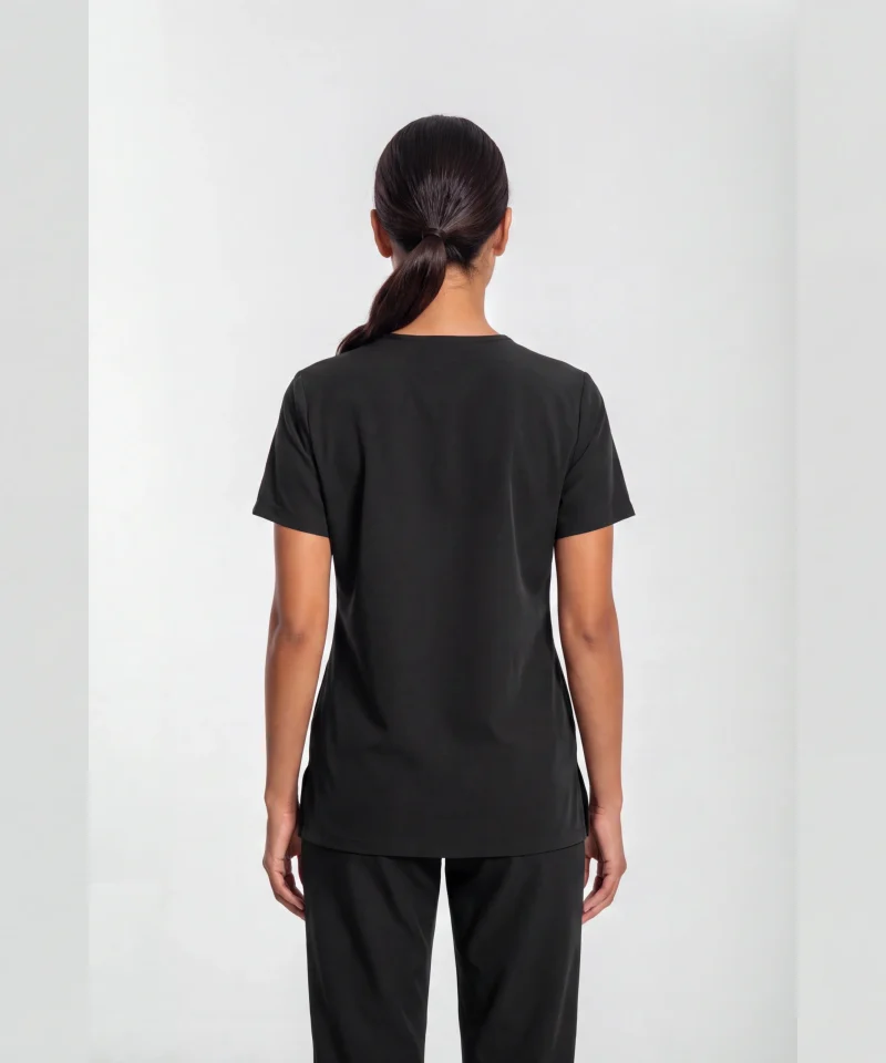 Lumi Core Scrub Set Women's — Black, back view