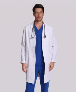 Tailored Stretch Lab Coat — Men's