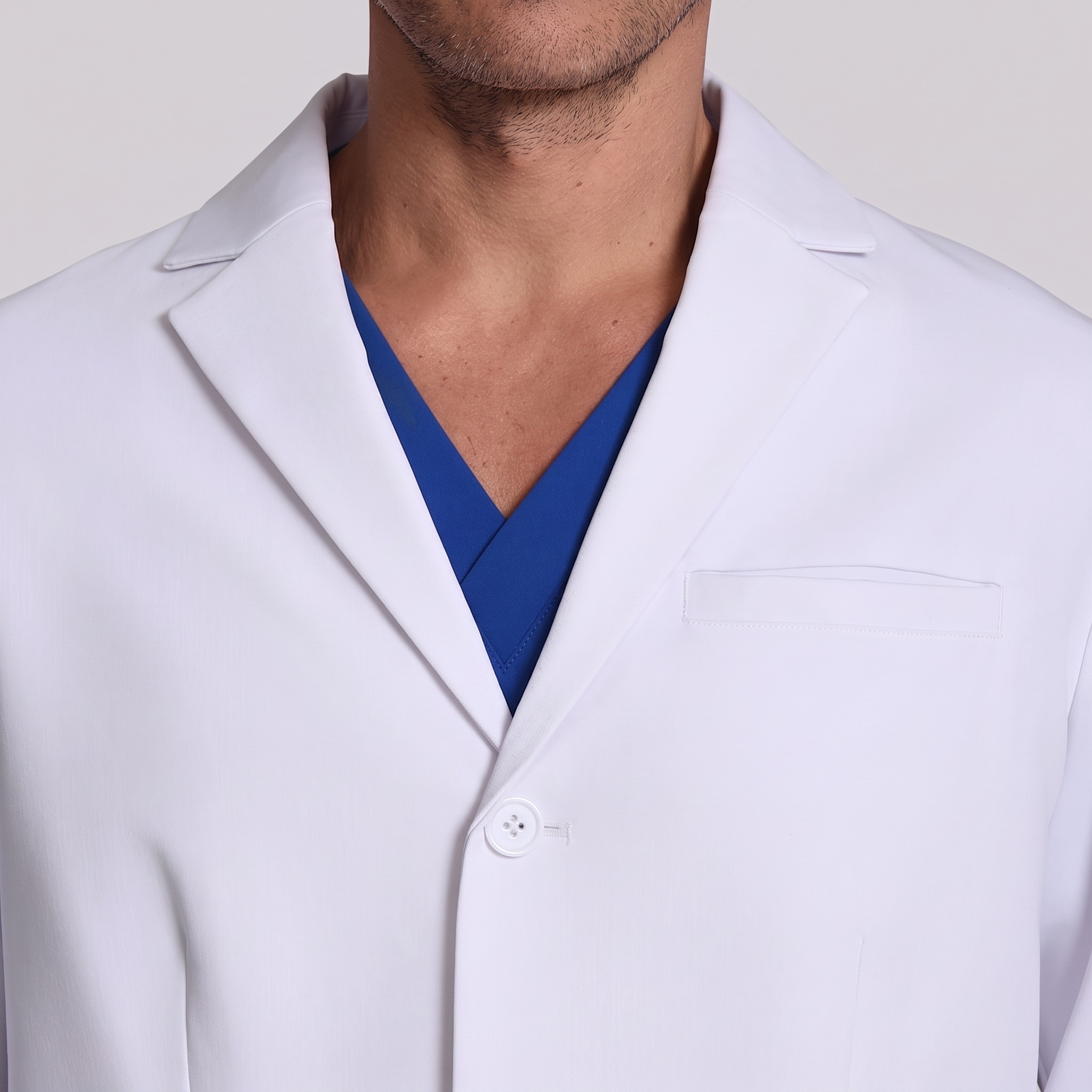 Tailored Stretch Lab Coat — Men's - Image 6