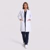 Tailored Stretch Lab Coat — Women's
