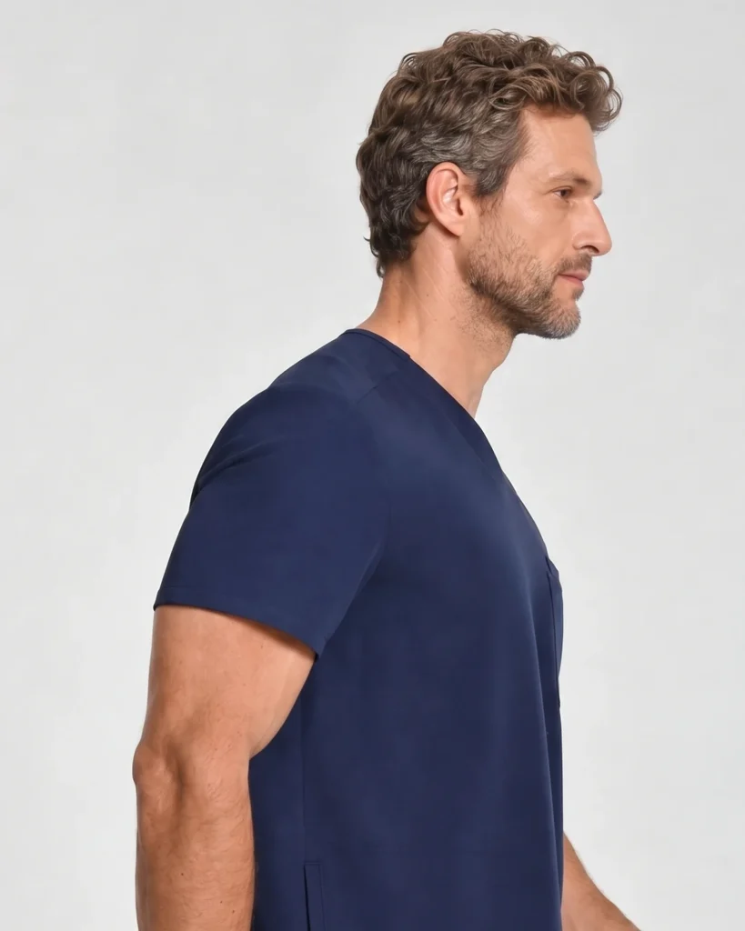 Classic V-Neck Top in motion