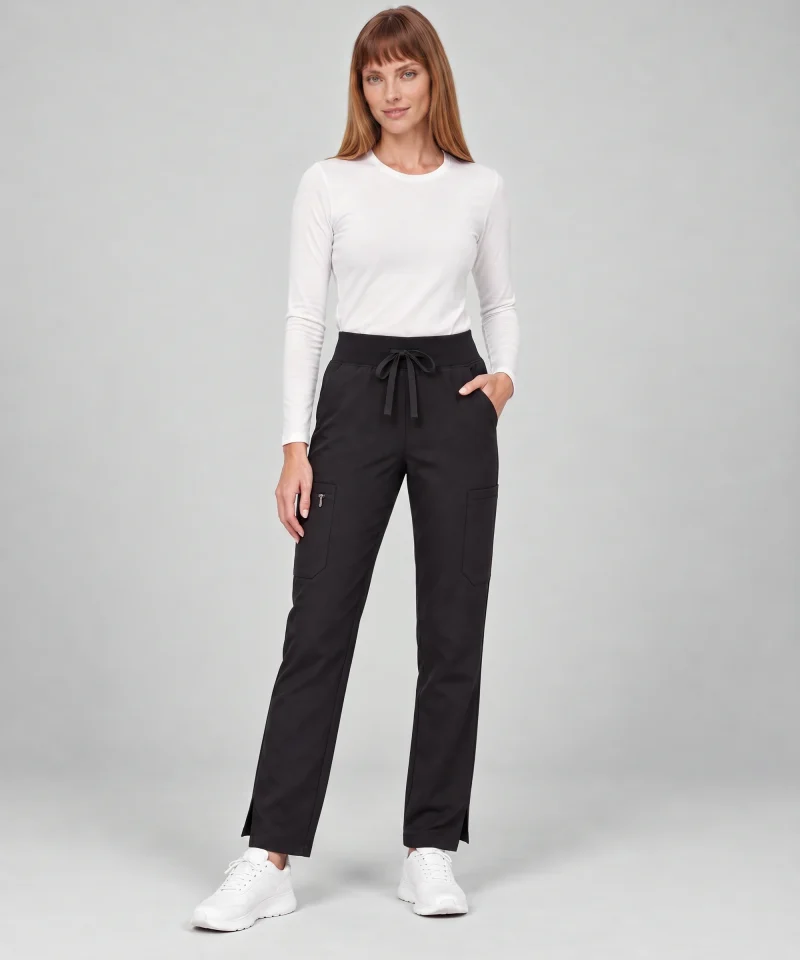 Straight-Leg Pant — Full outfit shown; top sold separately.