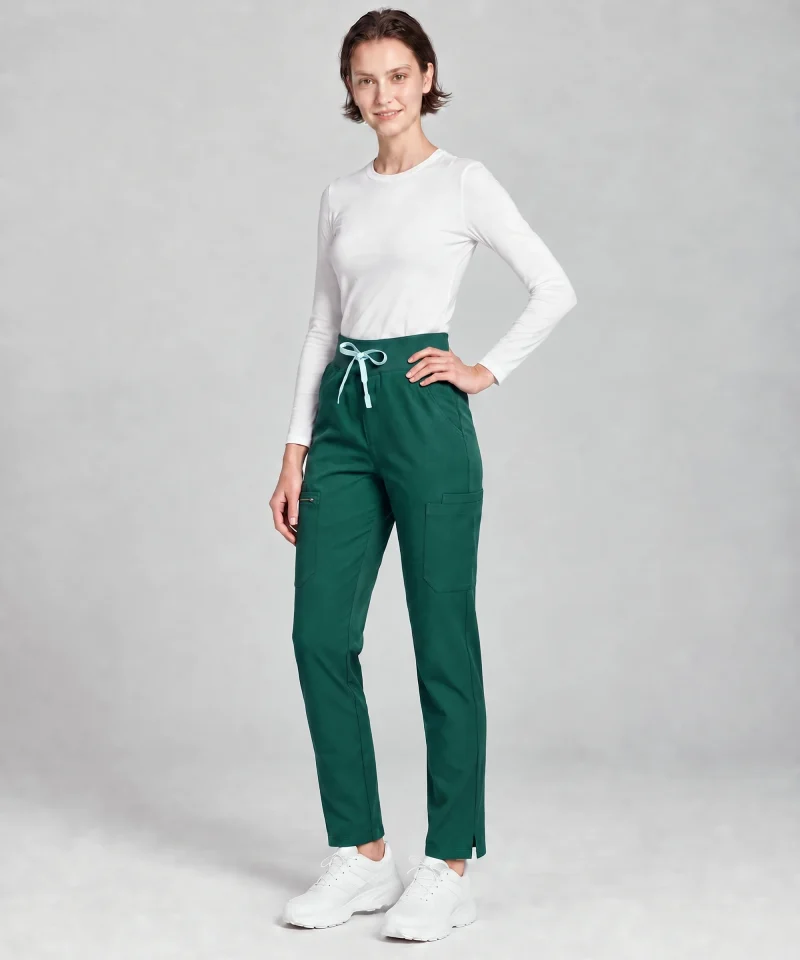 Straight-Leg Pant — Full outfit shown; top sold separately.