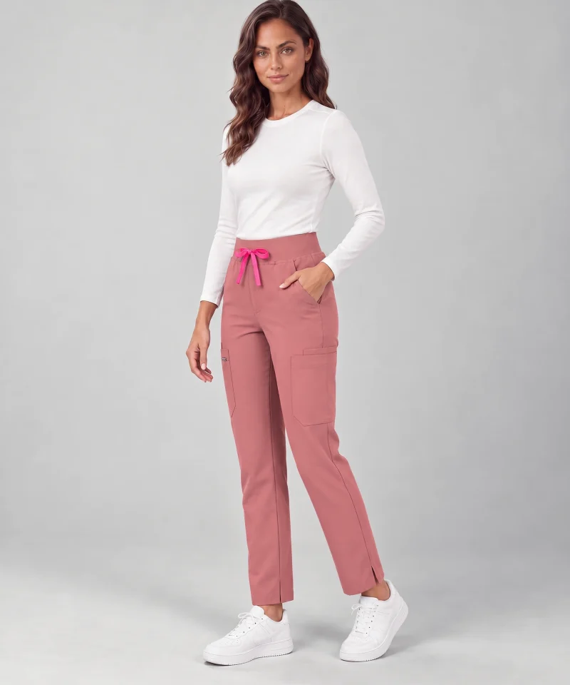 Straight-Leg Pant — Full outfit shown; top sold separately.
