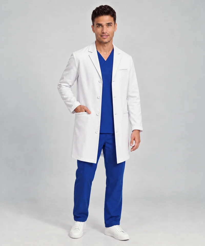 Stretch Lab Coat — Scrubs shown for styling are sold separately.
