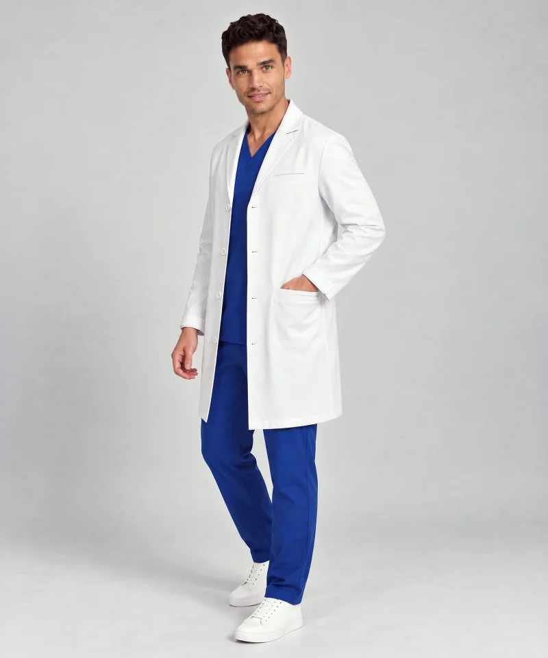 Stretch Lab Coat — Scrubs shown for styling are sold separately.