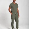 Mens Motion Jogger Pant in Moss - front