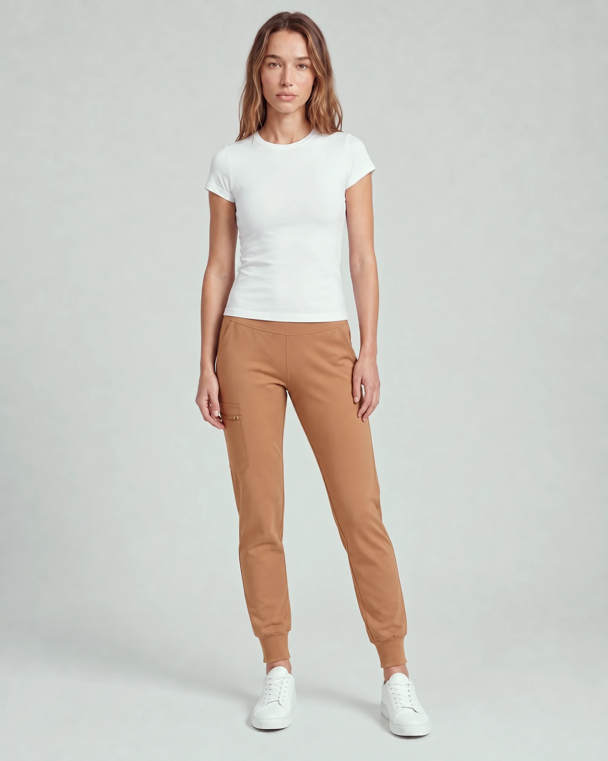 Women's Motion Jogger Pant — Full outfit shown; top sold separately.