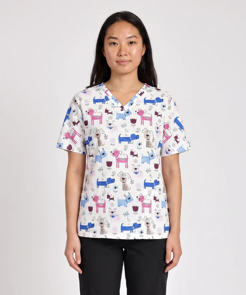 CarePrint Soft Top — Full outfit shown; pants sold separately.