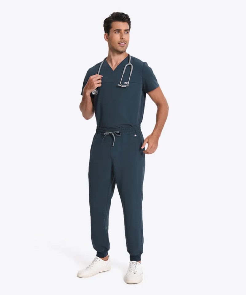 Men's Motion Jogger Scrub Set — Dark Harbor, factory original view 5