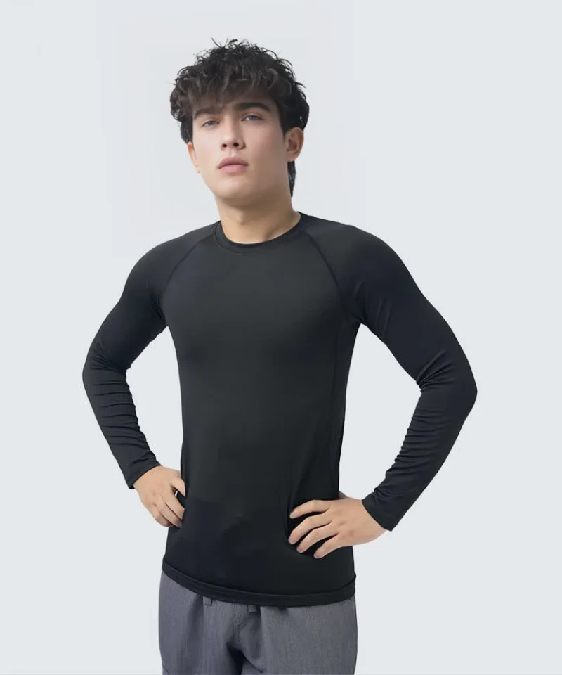 Men's Quick-Dry Long-Sleeve Underscrub — Outer scrub layers are sold separately.