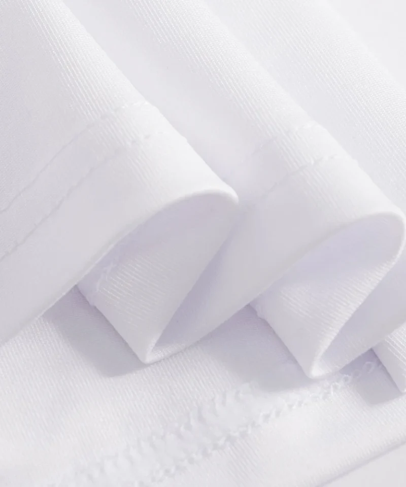 Men's quick-dry long-sleeve underscrub — white cuff