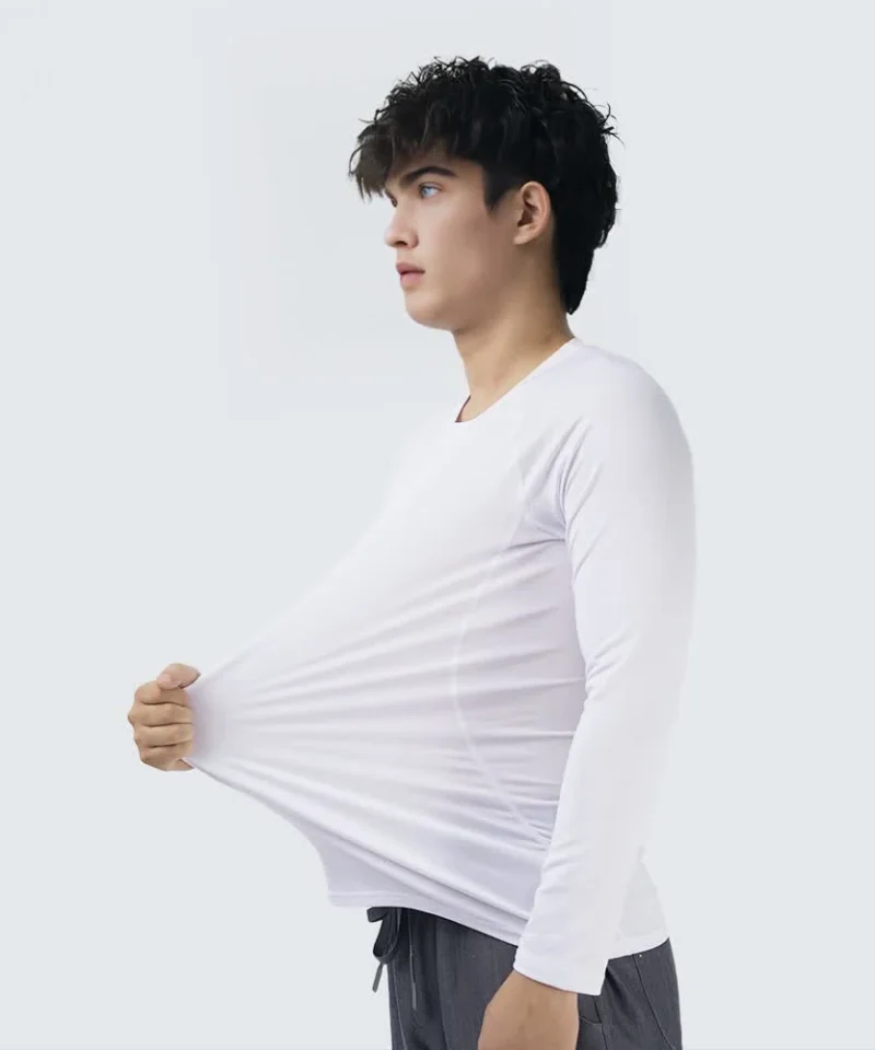 Men's Quick-Dry Long-Sleeve Underscrub — Outer scrub layers are sold separately.