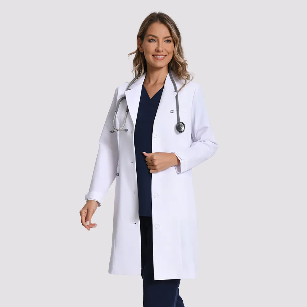 Tailored Stretch Lab Coat - Women's — Scrubs shown for styling are sold separately.