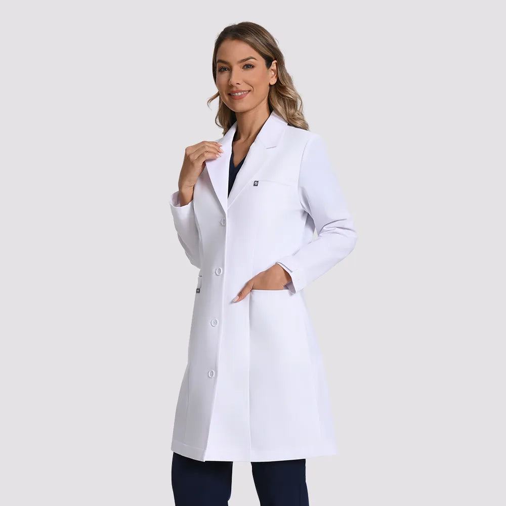 Tailored Stretch Lab Coat - Women's — Scrubs shown for styling are sold separately.