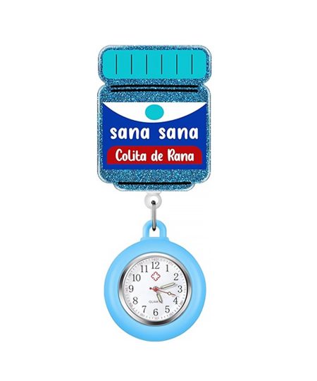 Sana Sana Colita de Rana fob watch with blue housing