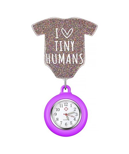 I Love Tiny Humans fob watch for paediatric staff