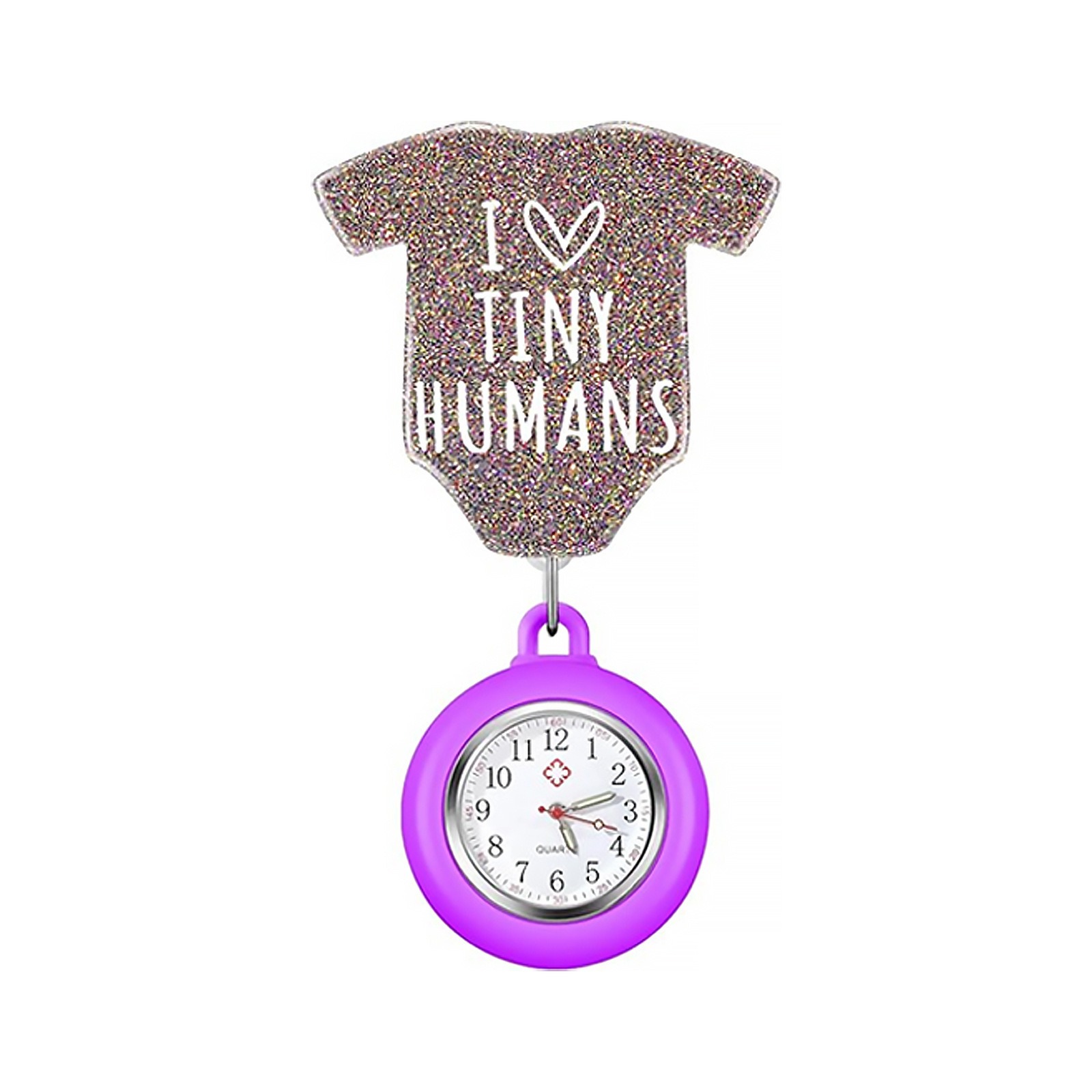 I Love Tiny Humans fob watch for paediatric staff